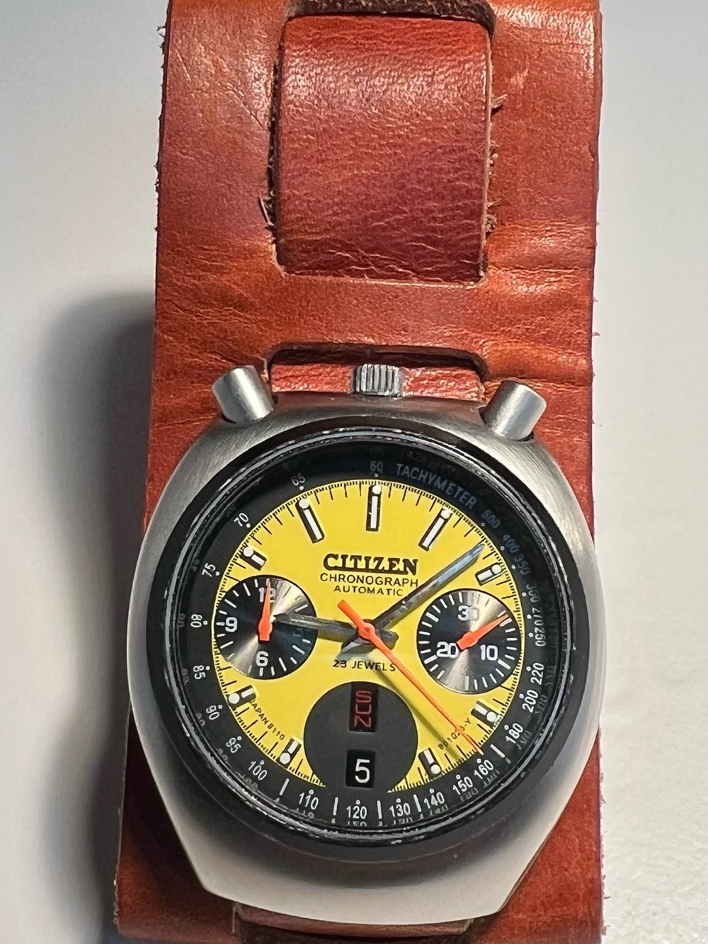 Vintage Citizen Challenge Timer "Bullhead"Chronograph (Ref. 67-9011)serviced2025